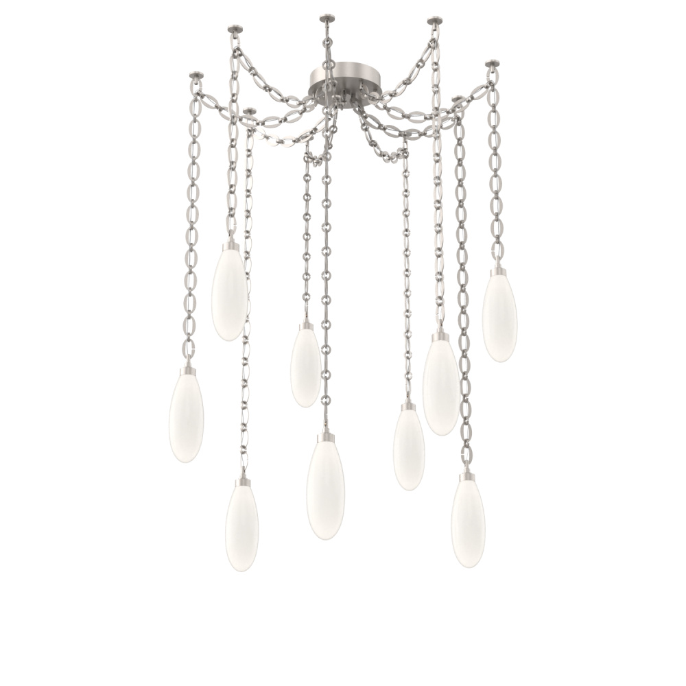 Fiori Multi Light Pendant Beige Silver