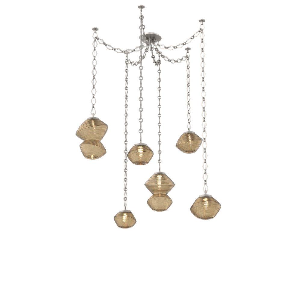 Mesa Round Chain 6pc Swag Multi-Pendant