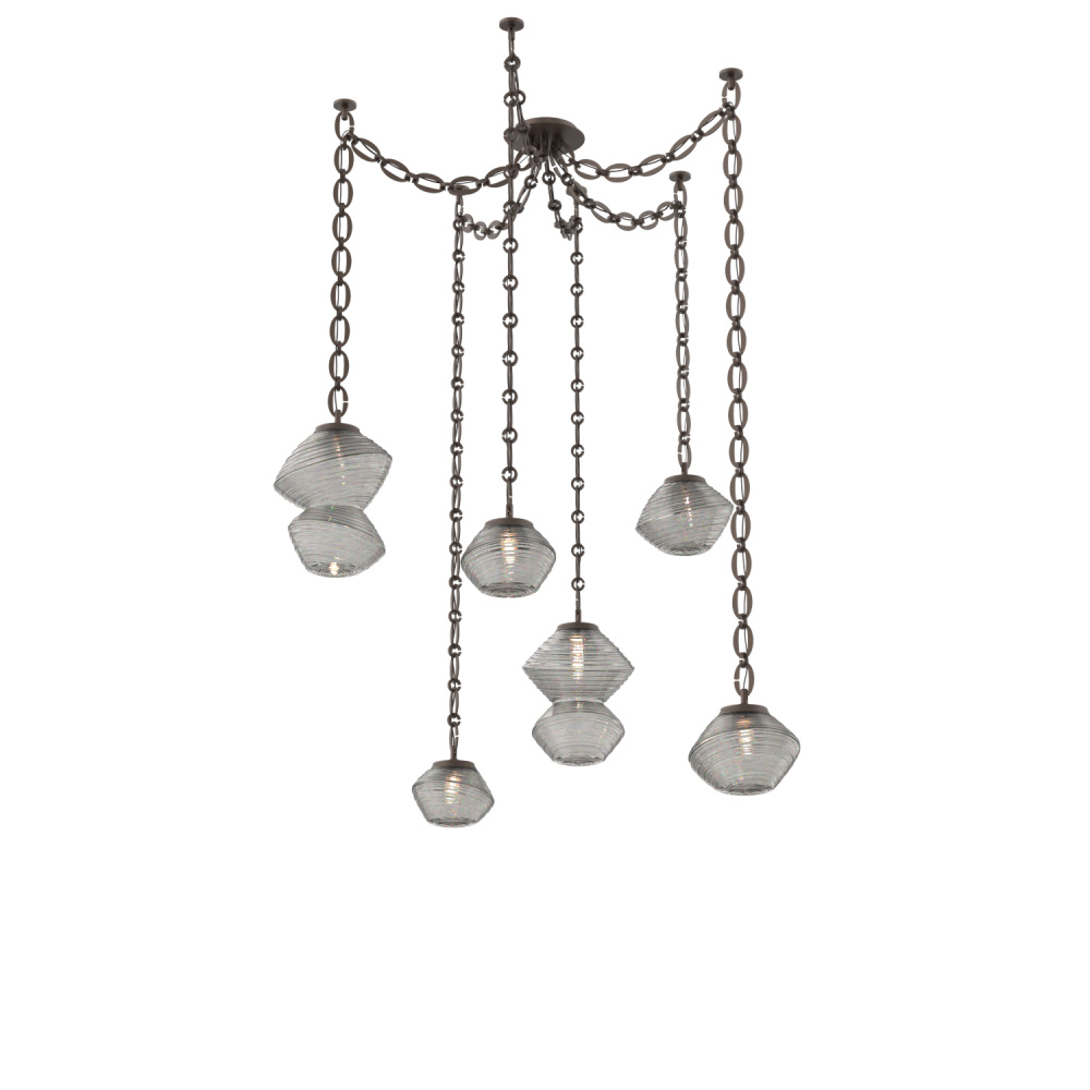 Mesa Multi Light Pendant Flat Bronze
