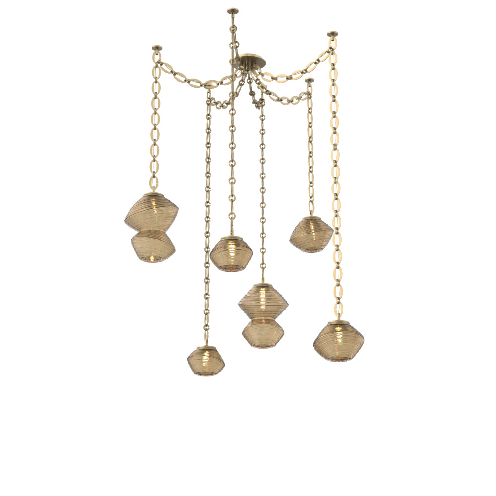 Mesa Round Chain 6pc Swag Multi-Pendant
