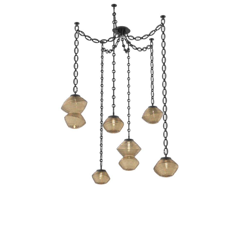 Mesa Round Chain 6pc Swag Multi-Pendant