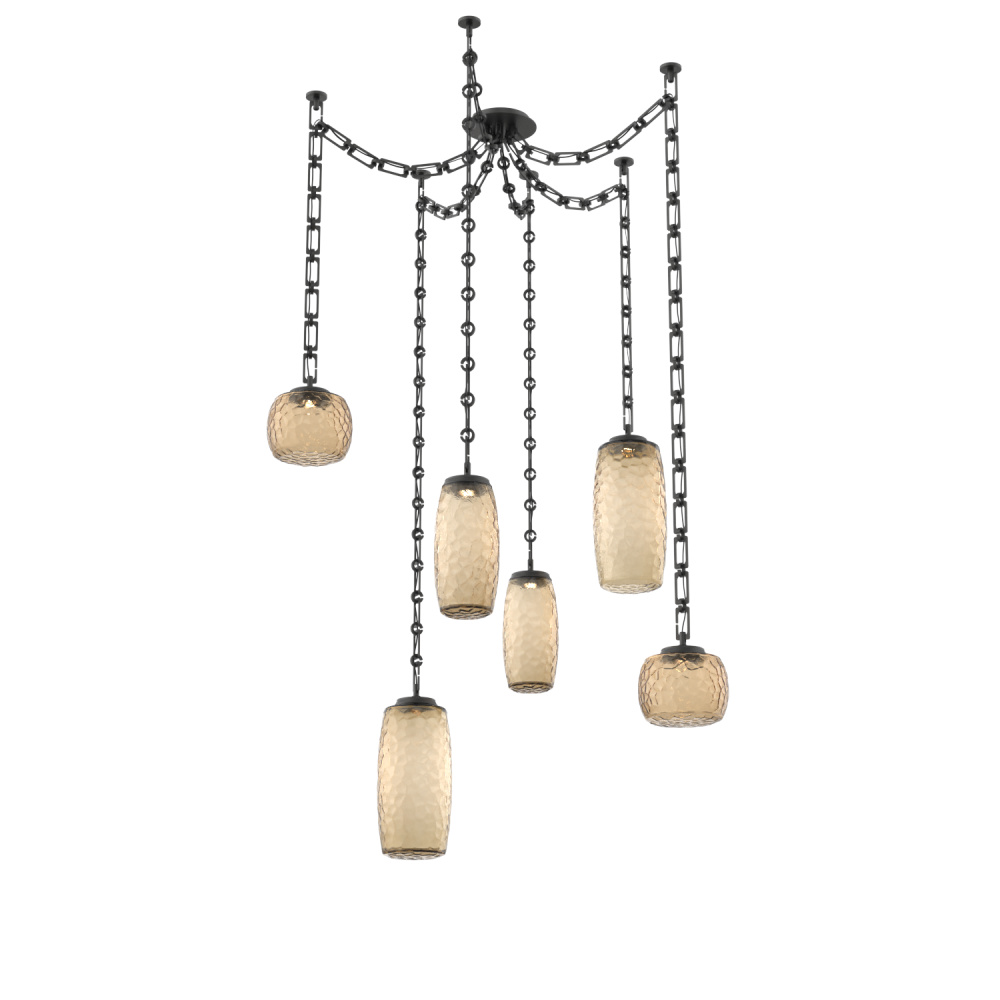 Vessel Round Chain 6pc Swag Multi-Pendant