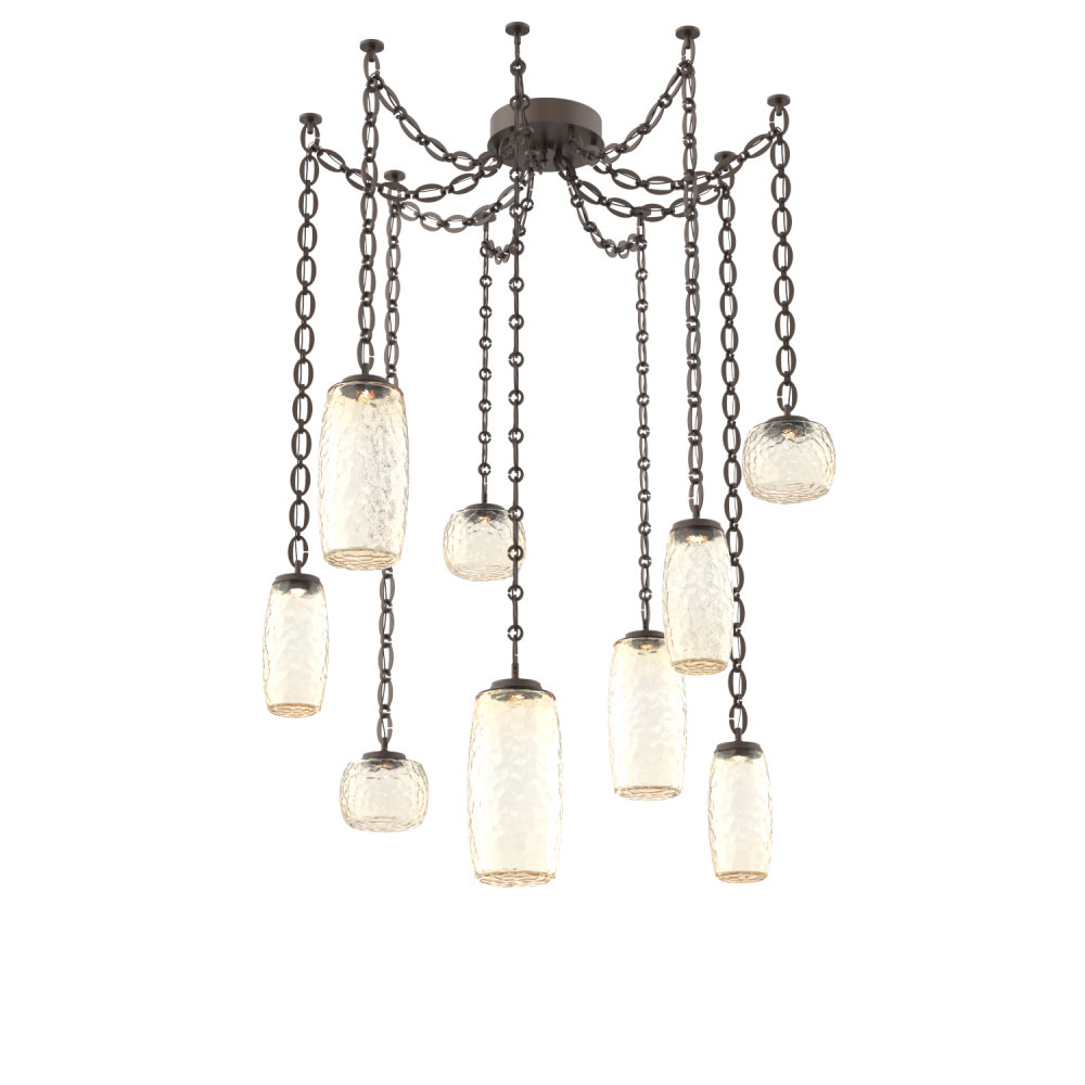 Vessel Multi Light Pendant Flat Bronze