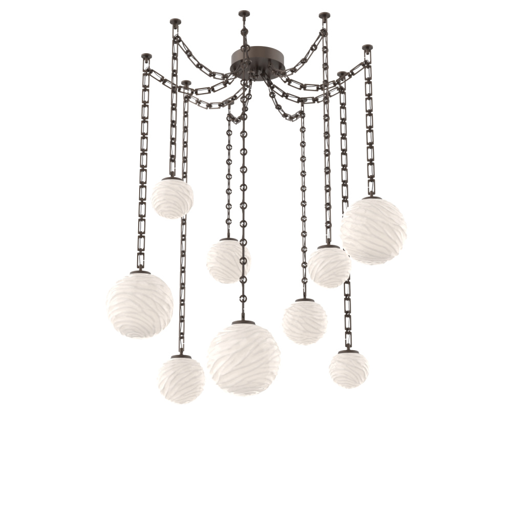 Gaia Round Chain 9pc Swag Multi-Pendant