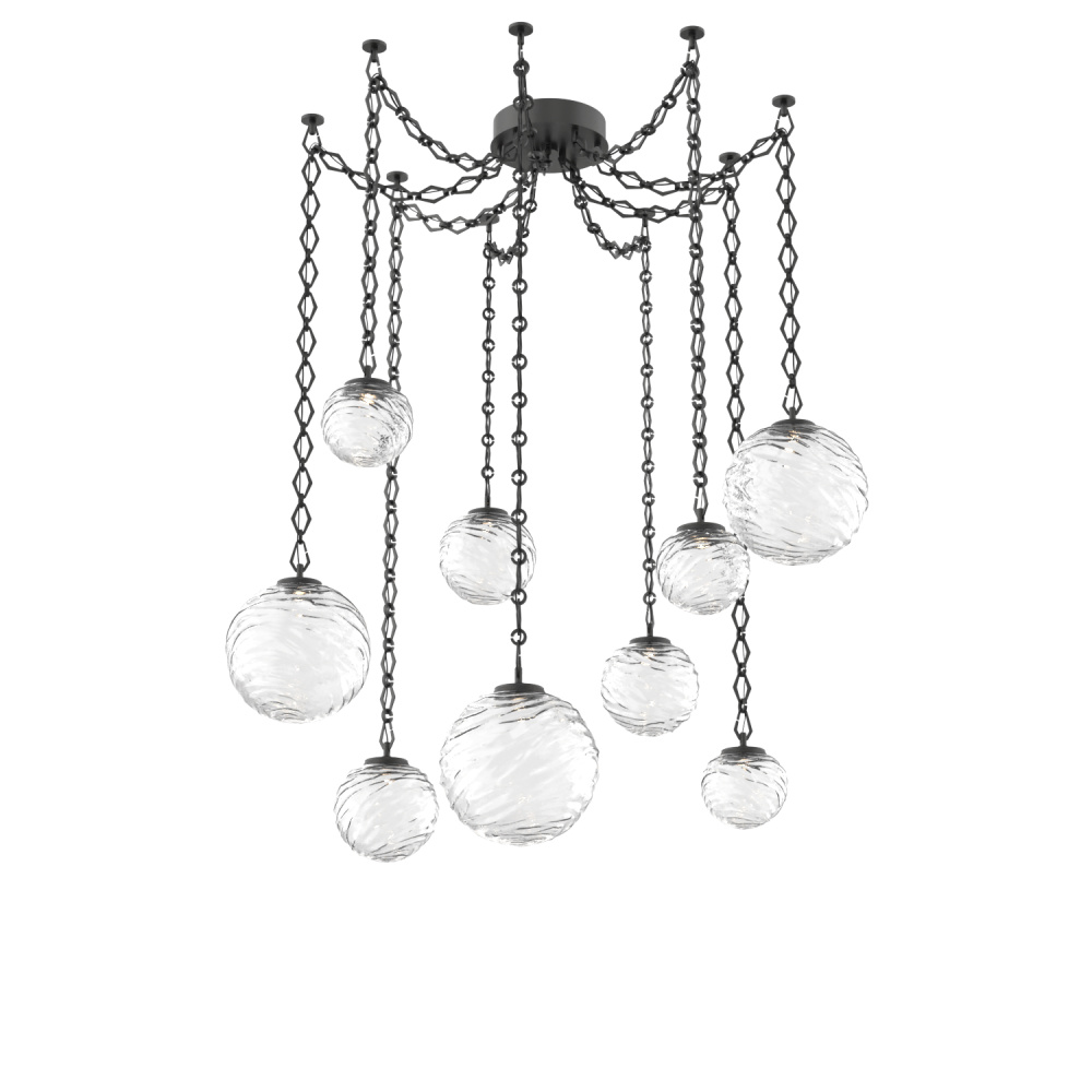 Gaia Round Chain 9pc Swag Multi-Pendant