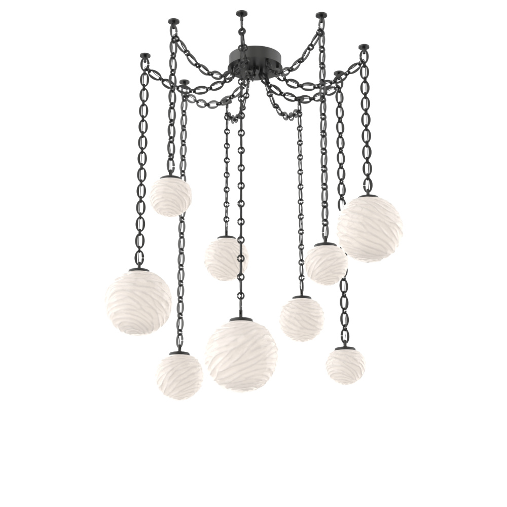 Gaia Round Chain 9pc Swag Multi-Pendant