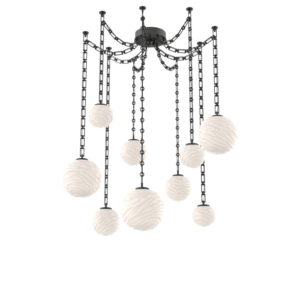 Gaia Round Chain 9pc Swag Multi-Pendant