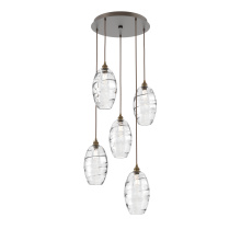 Hammerton CHB0035-05-FB-OC-C01-E2 - Ellisse Round 5pc Multi-Pendant