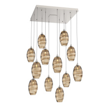 Hammerton CHB0035-12-BS-OB-C01-E2 - Ellisse Square 12pc Multi-Pendant