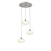 Hammerton CHB0036-03-BS-OA-C01-E2 - Coppa Round 3pc Multi-Pendant