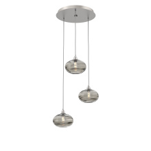 Hammerton CHB0036-03-BS-OS-C01-E2 - Coppa Round 3pc Multi-Pendant