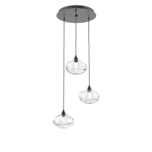 Hammerton CHB0036-03-MB-OC-C01-E2 - Coppa Round 3pc Multi-Pendant