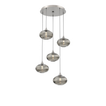 Hammerton CHB0036-05-BS-OS-C01-E2 - Coppa Round 5pc Multi-Pendant