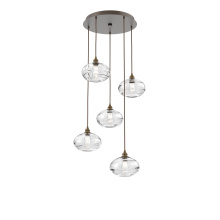Hammerton CHB0036-05-FB-OC-C01-E2 - Coppa Round 5pc Multi-Pendant