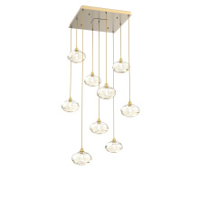 Hammerton CHB0036-09-GB-OA-C01-E2 - Coppa Square 9pc Multi-Pendant