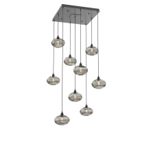 Hammerton CHB0036-09-MB-OS-C01-E2 - Coppa Square 9pc Multi-Pendant