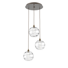 Hammerton CHB0047-03-FB-OC-C01-E2 - Terra Round 3pc Multi-Pendant