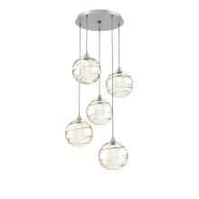 Hammerton CHB0047-05-BS-OA-C01-E2 - Terra Round 5pc Multi-Pendant