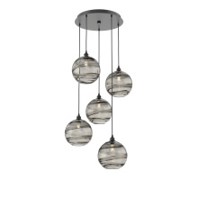 Hammerton CHB0047-05-MB-OS-C01-E2 - Terra Round 5pc Multi-Pendant