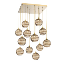 Hammerton CHB0047-12-GB-OB-C01-E2 - Terra Square 12pc Multi-Pendant