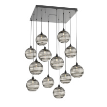 Hammerton CHB0047-12-MB-OS-C01-E2 - Terra Square 12pc Multi-Pendant