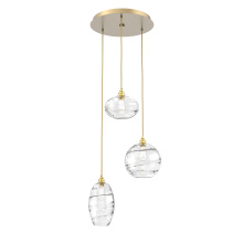 Hammerton CHB0048-03-GB-OC-C01-E2 - Misto Round 3pc Multi-Pendant