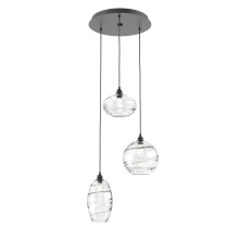 Hammerton CHB0048-03-MB-OC-C01-E2 - Misto Round 3pc Multi-Pendant