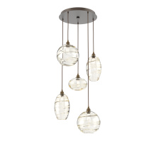 Hammerton CHB0048-05-FB-OA-C01-E2 - Misto Round 5pc Multi-Pendant