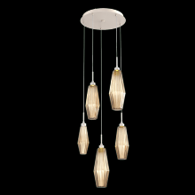Hammerton CHB0049-05-BS-RB-C01-L1 - Aalto Round 5pc Multi-Pendant