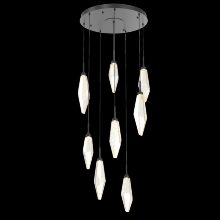 Hammerton CHB0050-08-MB-CA-C01-L1 - Rock Crystal Round 8pc Multi-Pendant