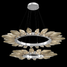 Hammerton CHB0050-2T-CS-CB-CA1-L3 - Rock Crystal Two-Tier Radial Ring