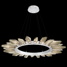 Hammerton CHB0050-56-CS-CB-CA1-L3 - Rock Crystal Radial Ring - 56