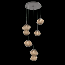 Hammerton CHB0089-05-GP-B-C01-L3 - Mesa Round 5pc Multi-Pendant