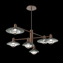 Hammerton CHB0098-L6-BB-SG-001-L3 - Mobile - 6pc - Cirrus (warm glass and cast glass)