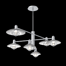 Hammerton CHB0098-L6-CS-CG-001-L3 - Mobile - 6pc - Cirrus (warm glass and cast glass)