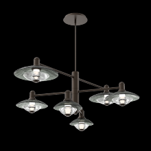 Hammerton CHB0098-L6-FB-SG-001-L3 - Mobile - 6pc - Cirrus (warm glass and cast glass)