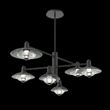 Hammerton CHB0098-L6-GP-SG-001-L3 - Mobile - 6pc - Cirrus (warm glass and cast glass)