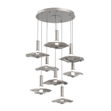 Hammerton CHB0099-08-BS-00-C01-L3-MI - Cumulus Round 8pc Multi-Pendant