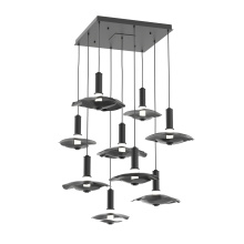 Hammerton CHB0099-09-MB-00-C01-L3-BI - Cumulus Square 9pc Multi-Pendant