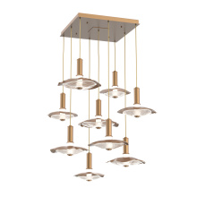 Hammerton CHB0099-09-NB-00-C01-L3-CG - Cumulus Square 9pc Multi-Pendant