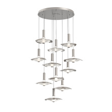 Hammerton CHB0099-11-BS-00-C01-L3-CG - Cumulus Round 11pc Multi-Pendant