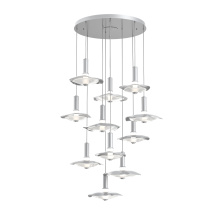 Hammerton CHB0099-11-CS-00-C01-L3-CG - Cumulus Round 11pc Multi-Pendant
