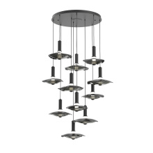 Hammerton CHB0099-11-MB-00-C01-L3-SG - Cumulus Round 11pc Multi-Pendant