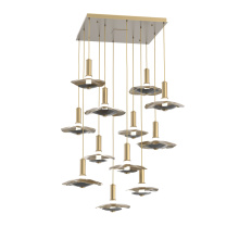 Hammerton CHB0099-12-GB-00-C01-L3-BI - Cumulus Square 12pc Multi-Pendant