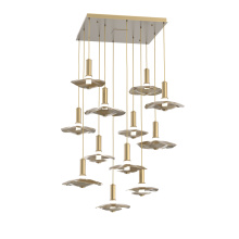 Hammerton CHB0099-12-GB-00-C01-L3-MI - Cumulus Square 12pc Multi-Pendant