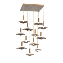 Hammerton CHB0099-12-NB-00-C01-L3-BI - Cumulus Square 12pc Multi-Pendant