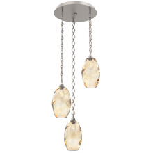 Hammerton CNB0035-03-BS-OA-CH1-E2 - Ellisse Round 3pc Multi-Pendant Chain