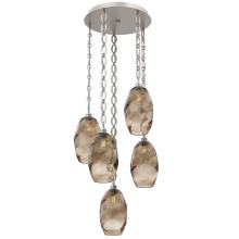Hammerton CNB0035-05-BS-OB-CH2-E2 - Ellisse Round 5pc Multi-Pendant Chain