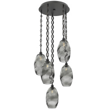 Hammerton CNB0035-05-MB-OS-CH2-E2 - Ellisse Round 5pc Multi-Pendant with Chain