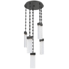Hammerton CNB0042-05-MB-CR-CH3-L3 - Parallel Round 5pc Multi-Pendant with Chain